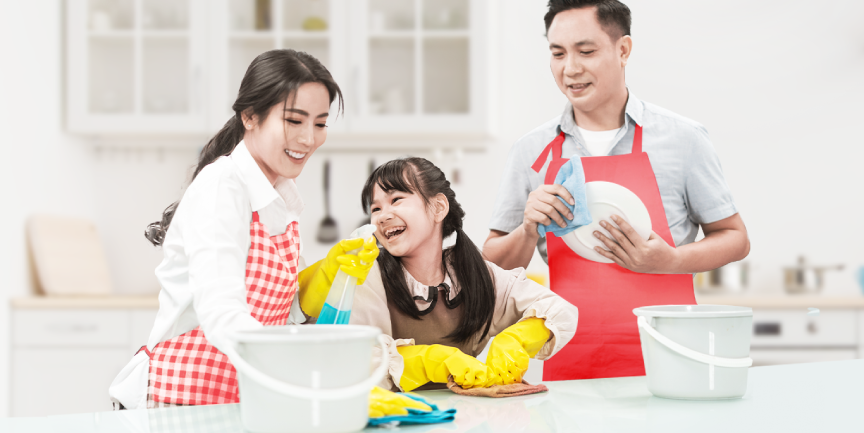 Cover Image of Ternyata, Membagi Pekerjaan Rumah Bisa Jadi Aktivitas Ramadhan yang Seru. Yuk, Cari Tahu Idenya di Sini!