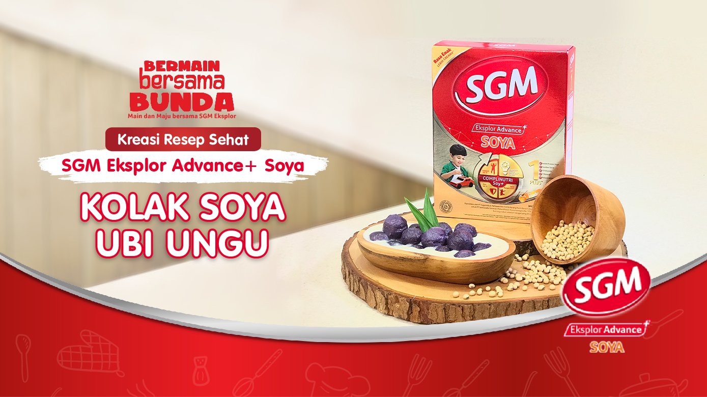 Cover Image of KREASI RESEP SEHAT SGM SOYA: KOLAK SOYA UBI UNGU