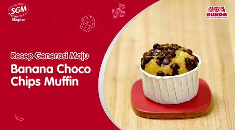 Cover Image of Resep Generasi Maju: Banana Choco Chips Muffin