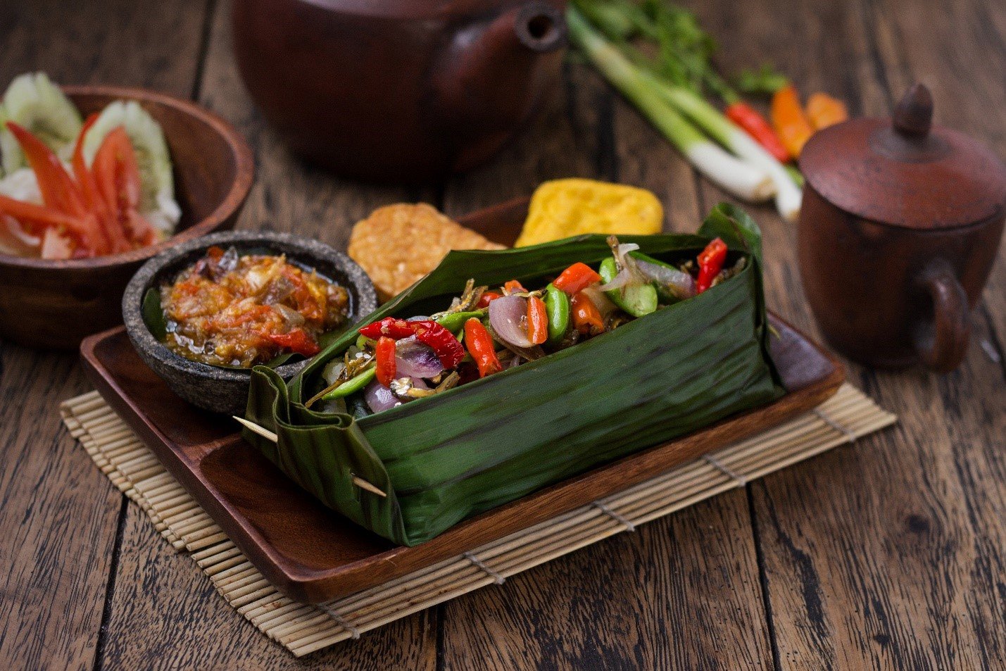 Cover Image of Nasi Bakar Ikan Teri dan Ayam