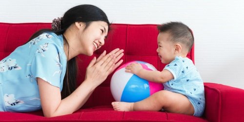 Cover Image of Ragam Permainan Sederhana untuk Stimulasi Tumbuh Kembang Bayi